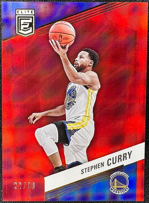 NBA 球員卡 Stephen Curry 2022-23 Donruss Elite Hyper Red 限量88