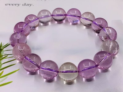高品透體紫鋰輝石大手珠