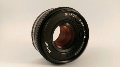 老鏡 餅乾鏡-Nikon 50mm F1.8 (手動對焦)