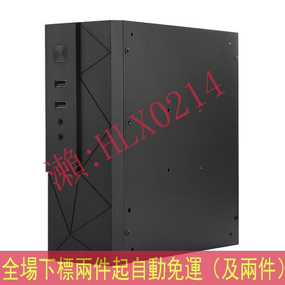 現貨：SKTC MX01迷妳背掛式機箱HTPC機箱MINI-ITX機箱1719主闆機箱黑色