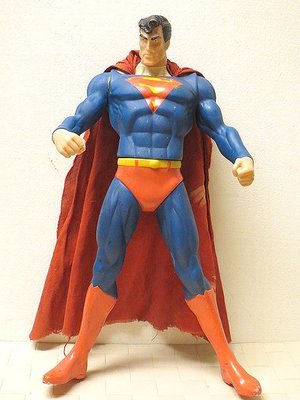 【 金王記拍寶網 】Z111  早期1986年 老玩具擺件 超人可動公仔一尊 罕見稀少