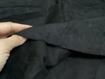 自然風 黑色 迷彩 提花 亞麻棉 密實 零頭布 現貨 布料  寬148cm $149/米