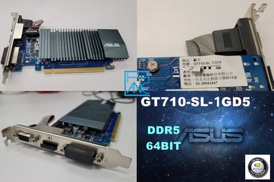【 大胖電腦 】ASUS 華碩 GT710-SL-1GD5 顯示卡/HDMI/靜音版/保固30天/直購價300元