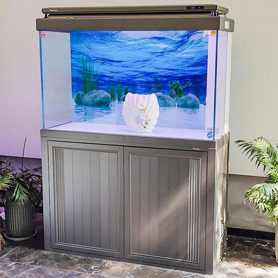 森森魚缸客廳大型底過濾水族箱家用生態玻璃魚缸落地免換水多多雜貨鋪