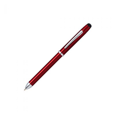 CROSS Tech 3-紅色白夾觸控三用筆