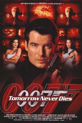 007明日帝國 (Tomorrow Never Dies)-皮爾斯布洛斯南、楊紫瓊-美國原版雙面電影海報 (1997年)