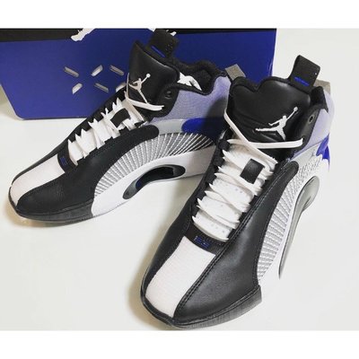 【正品】聯名 Fragment Design x Air Jordan 35 藤原浩 黑白藍 籃球 DA2371-100慢跑鞋