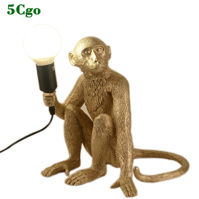 5Cgo【燈藝師】北歐麻繩猴子燈後現代個性創意咖啡廳酒吧工業風落地燈吊燈動物裝飾壁燈t4259714880065