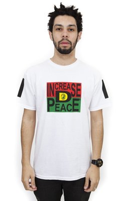 Cross Colours - INCREASE D PEACE 白色款 短Tee 經典HipHop品牌