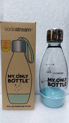 Sodastream 恆隆行 好好帶專用水瓶 0.5L 500ML 1入 (冰河藍)