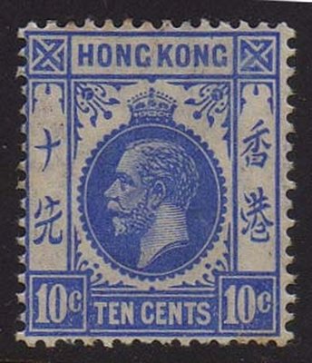 【雲品1】香港Hong Kong 1912 KGV Sc 114 MH 庫號#BF503 66007