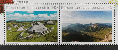 郵票列支敦士登郵票2015自然風光山脈農舍2全新外國郵票