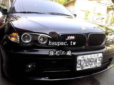 ☆☆☆強尼工廠☆☆☆全新寶馬 BMW E46 02-04年 四門 4門 Touring LED光圈 魚眼大燈