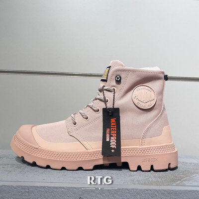 PALLADIUM PAMPA RCYCL LITE+WP+ ZIP 粉色 橘標防水 女鞋 74066-649