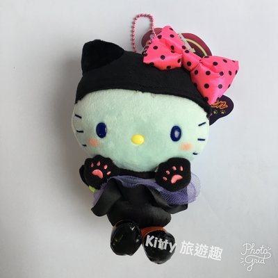 [Kitty 旅遊趣] Hello Kitty 萬聖節玩偶吊飾 絨毛娃娃吊飾 凱蒂貓 皮包吊飾 禮物