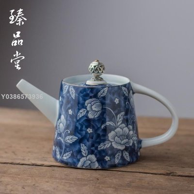 青花瓷茶壺 中式西施壺泡茶器功夫陶瓷茶具單壺lif25420