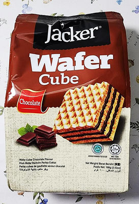Jacker傑可巧克力風味方形威化酥100g(效期2024/10/26)市價39元特價29元