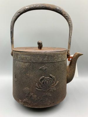 日本拍回 保壽堂老鐵壺，出閑置 品相一流 日本老鐵壺 保壽堂24932