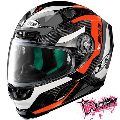 ♚賽車手的試衣間♚ X-Lite® X-803 Ultra Carbon Mastery Orange 碳纖維 安全帽