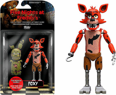 美國Funko Five Nights At Freddy's玩具熊佛萊迪的五夜驚魂關節可動Foxy公仔12.7公分