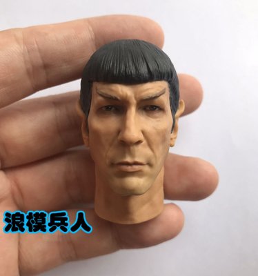 收藏模型 兵人1/6 星際迷航 star Trek 斯波克 頭雕 TOS Spock 模型