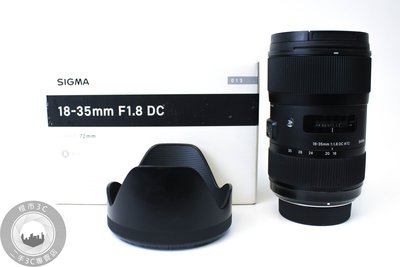 【台南橙市3C】Sigma 18-35mm f1.8 DC HSM ART For Nikon  #73711