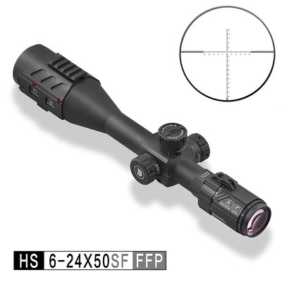 【BCS生存遊戲】DISCOVERY 發現者狙擊鏡 HS 6-24X50SF FFP（高抗震款）瞄準鏡-DI8923