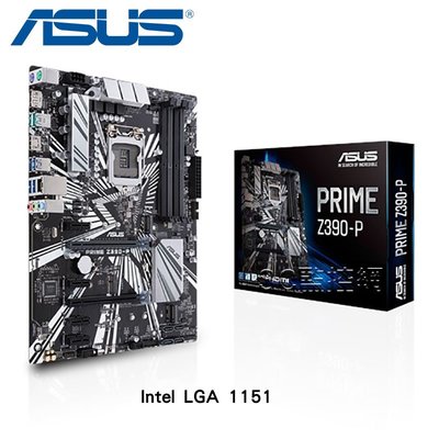 ASUS 華碩 PRIME Z390-P Intel LGA 1151 ATX 主機板 DDR4 DP HDMI M.2