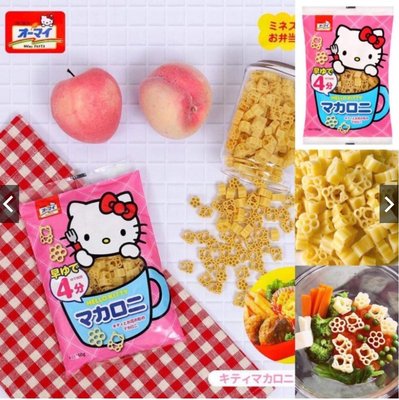 日本製 Hello Kitty 貓通心麵 通心麵 通心粉 義大利麵 造型麵 卡通通心麵150g