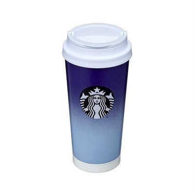 現貨!🇰🇷2021韓國星巴克 夏夜藍色漸層不鏽鋼杯473ml 星巴克不鏽鋼杯 星巴克隨行杯 Starbucks隨行杯