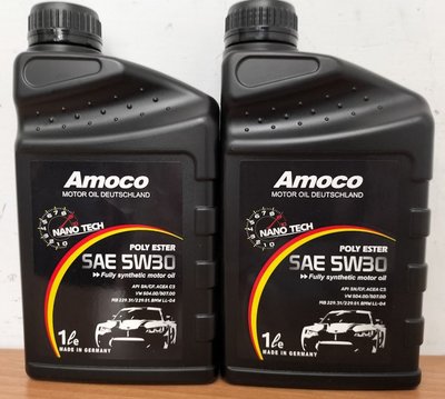 AMOCO NANO 多元酯  POLY ESTER 全合成機油 5W30 5W-30 C3 504/507