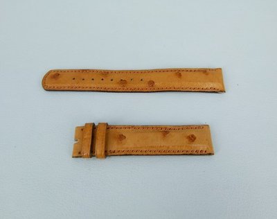 【正品保證】BVLGARI 寶格麗 原廠標準型(17收17)鴕鳥皮錶帶