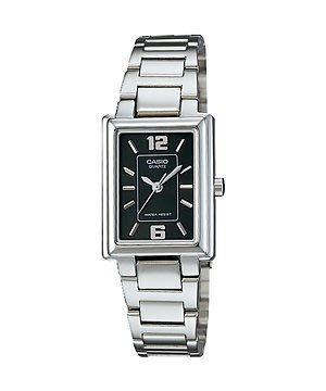 CASIO WATCH 卡西歐優雅都會佳人腕錶黑色 型號：LTP-1238D-1ADF【神梭鐘錶】