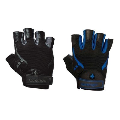 1143/162 Pro Men Gloves 重訓/健身用專業手套 灰/藍