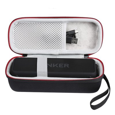 gaming微小配件-喇叭便攜收納盒適用Anker SoundCore 2 可攜式手提包 便攜揚聲器收納包 硬質EVA喇叭保護包-gm