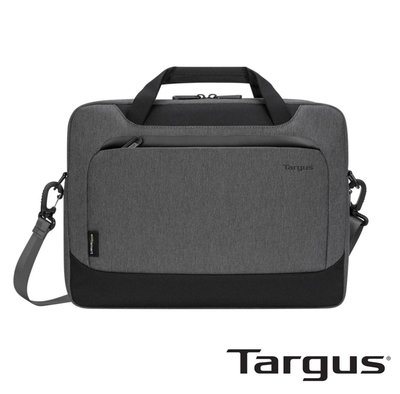 【Targus】 Cypress EcoSmart 14 吋 環保手提薄型側背包 - 岩石灰 (TBS92602)