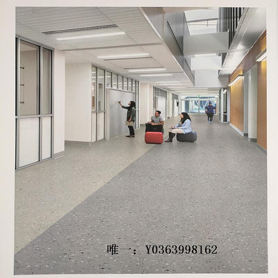 塑膠地板水磨石紋PVC地板卷材地膠墊商場院學校辦公展覽簡約塑膠地板2mm地磚