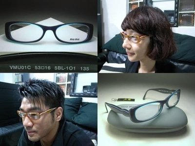 信義計劃 眼鏡 miu miu VUM01C 光學眼鏡 彈簧 膠框 可配 藍光 高度數 多焦 全視線 老花 蔡司