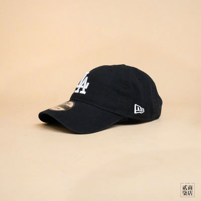 貳柒商店) New Era Logo 9TWENTY 920 黑色 大Logo 老帽 帽子 復古 道奇 LA 經典 水洗