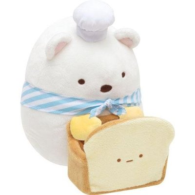 【簡單旅行屋 JP】現貨 日本 角落 生物 生活 小夥伴 白熊 麵包 吐司 烘培師 手機架 手機座 置物座 娃娃 擺飾
