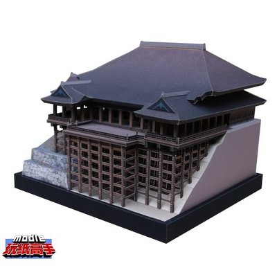【贈送工具】3D立體紙模型  清水寺  世界模型 DIY手工擺件裝飾 擺件 建築模型