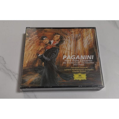 【】帕格尼尼小提琴協奏曲全集 Accardo 阿卡多 3CD 到貨 全新密封未拆