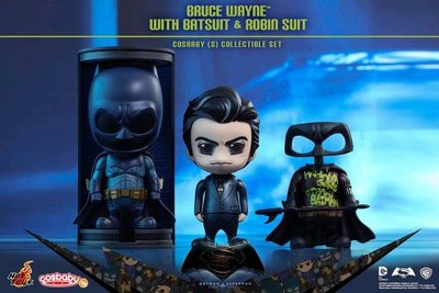 金錢貓雜貨 全新 Hot Toys COSBABY 蝙蝠俠對超人 正義曙光  BVS  蝙蝠俠裝 羅賓裝 布魯斯偉恩