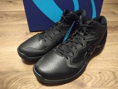 9 籃球鞋Asics Gelhoop V12 2E 黑魂 US12 29.5cm 全新正品公司貨