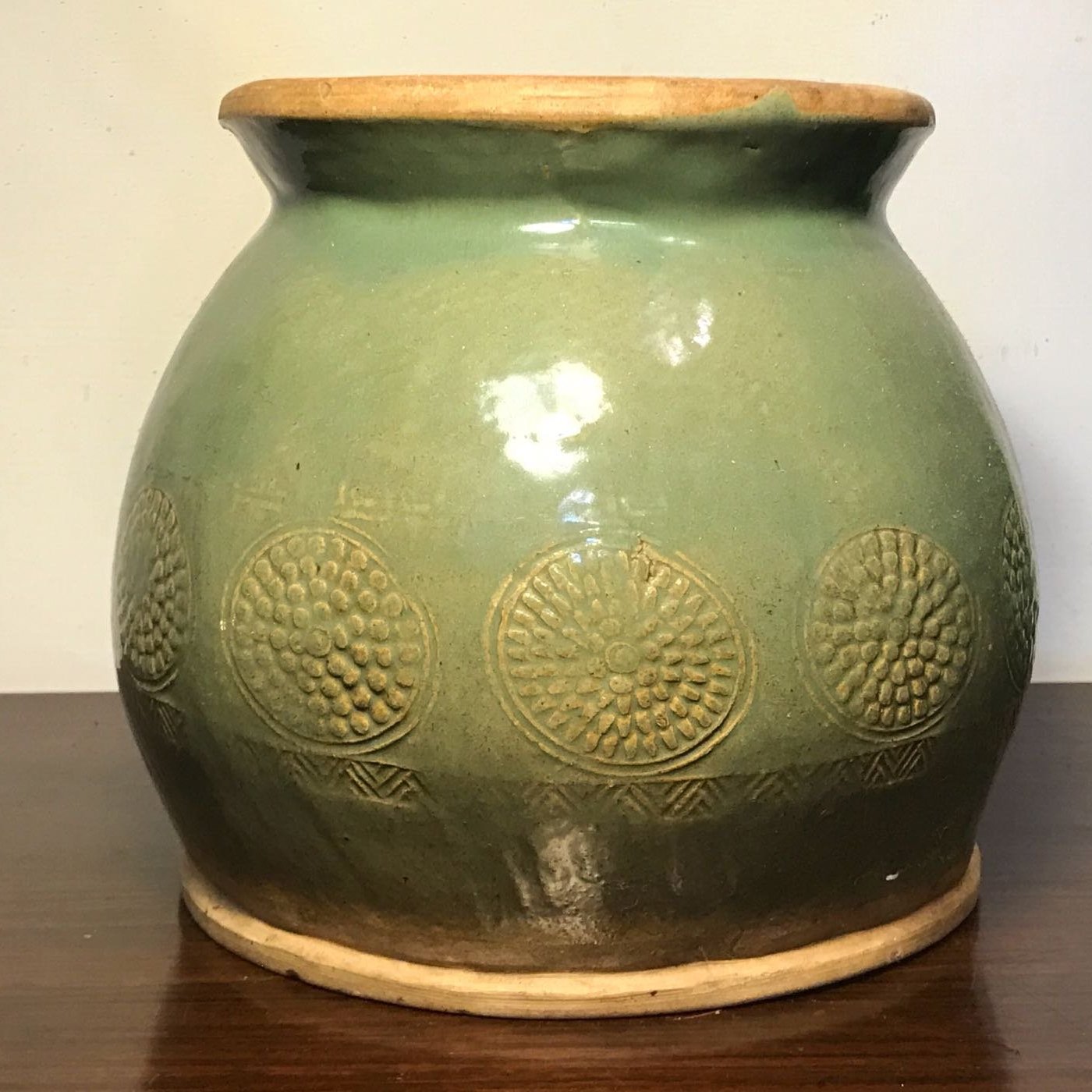 中国 宋 磁州窯 鉄絵 草文 蓋壷 時代箱付 M R4797 - 陶芸