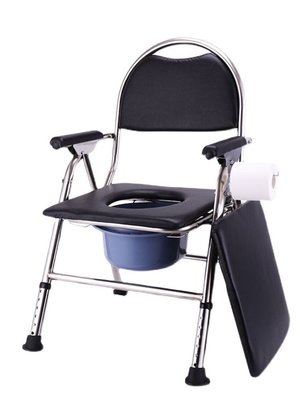 老人坐便器馬桶折疊病人孕婦坐便椅子家用老年廁所不銹鋼坐便凳子