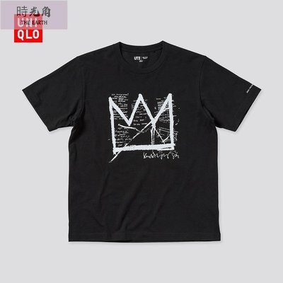 【時光角】男女情侶款(UT)Basquiat印花圓領T恤短袖ins潮牌
