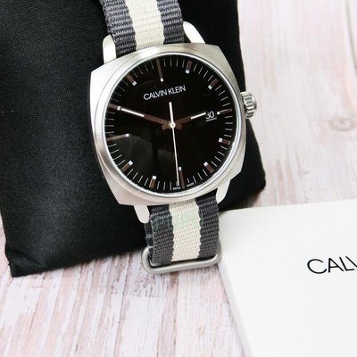 *PUPU屋* CK CALVIN KLEIN 瑞士製造 手錶 K9N111P1 全新 現貨