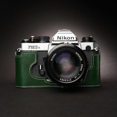 手工牛皮Nikon尼康FM2 FE2 FM3a真皮皮套 相機包膠片機復古保護套