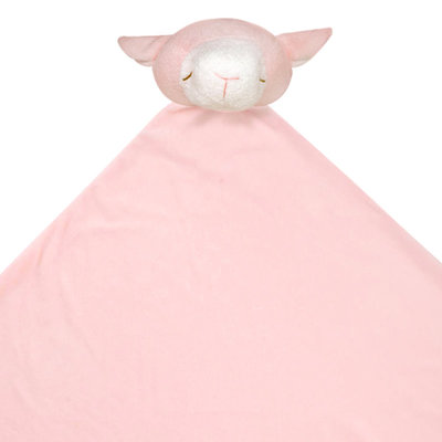 美國 ANGEL DEAR 安撫毛毯 嬰兒被 嬰兒動物毛毯(粉紅小羊)【BC小舖】